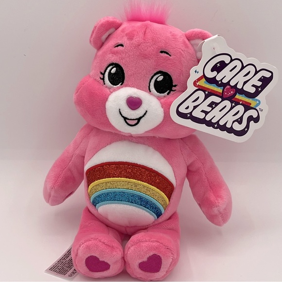 Care Bears | Toys | Care Bear Cheer Bear Rainbow Plush | Poshmark